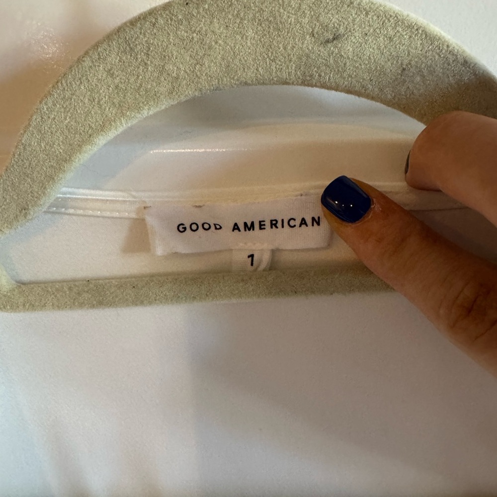 GOOD AMERICAN WHITE BLOUSE - Picture 3 of 6